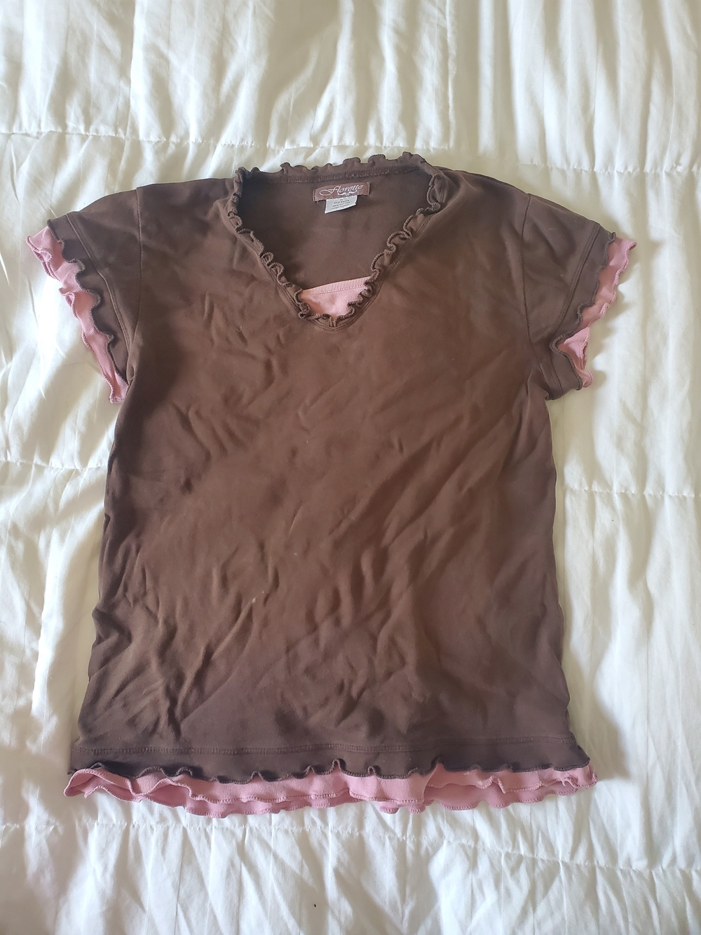 Y2k VINTAGE Brown Top